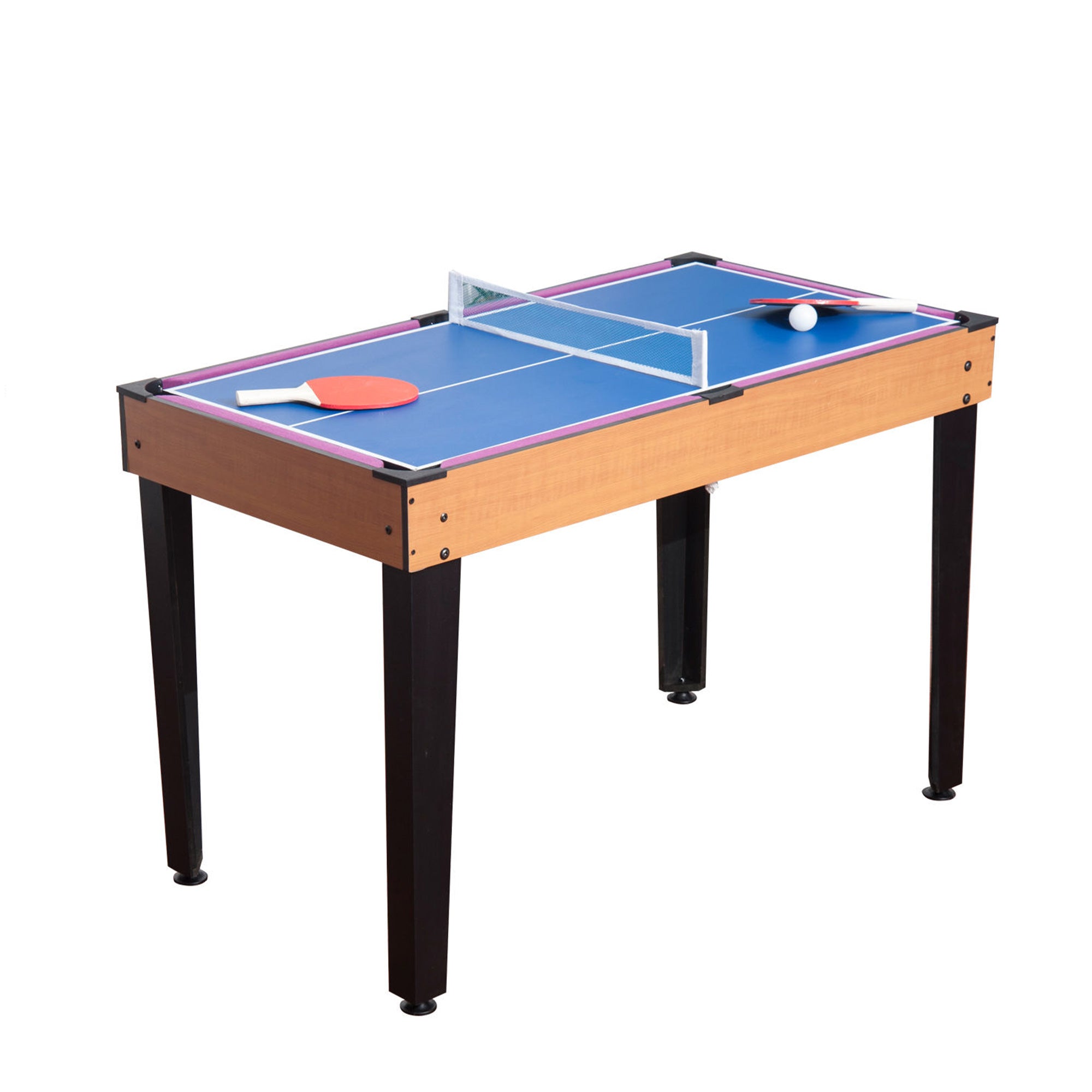 Soozier 3 in 1 Multi-use Mini Games Table Tennis Billiard Pool Air Hockey Set with All Accessories