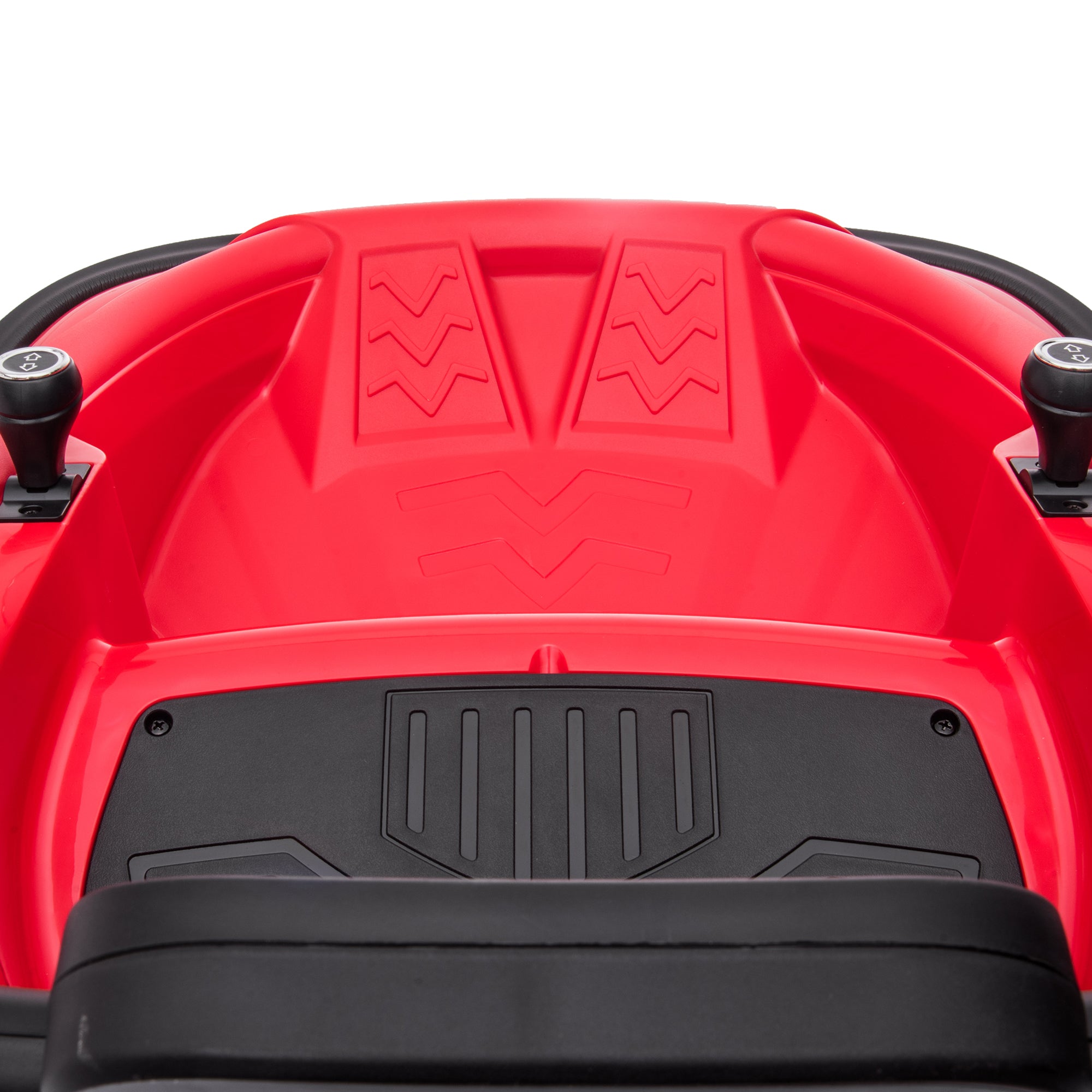 Aosom 12V Kids Bumper Car, 360° Rotation Electric Ride On Car, Twins Motor Battery Powered Toy, w/ Parent Remote Control, Safety Belt, Colorful LED Lights,, Red
