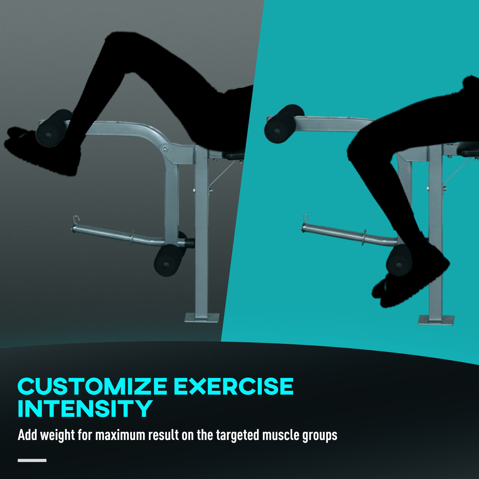 Soozier Incline Decline Weight Bench with Leg Extension and Barbell Rack, Adjustable Bench Press Weight Lifting Bench