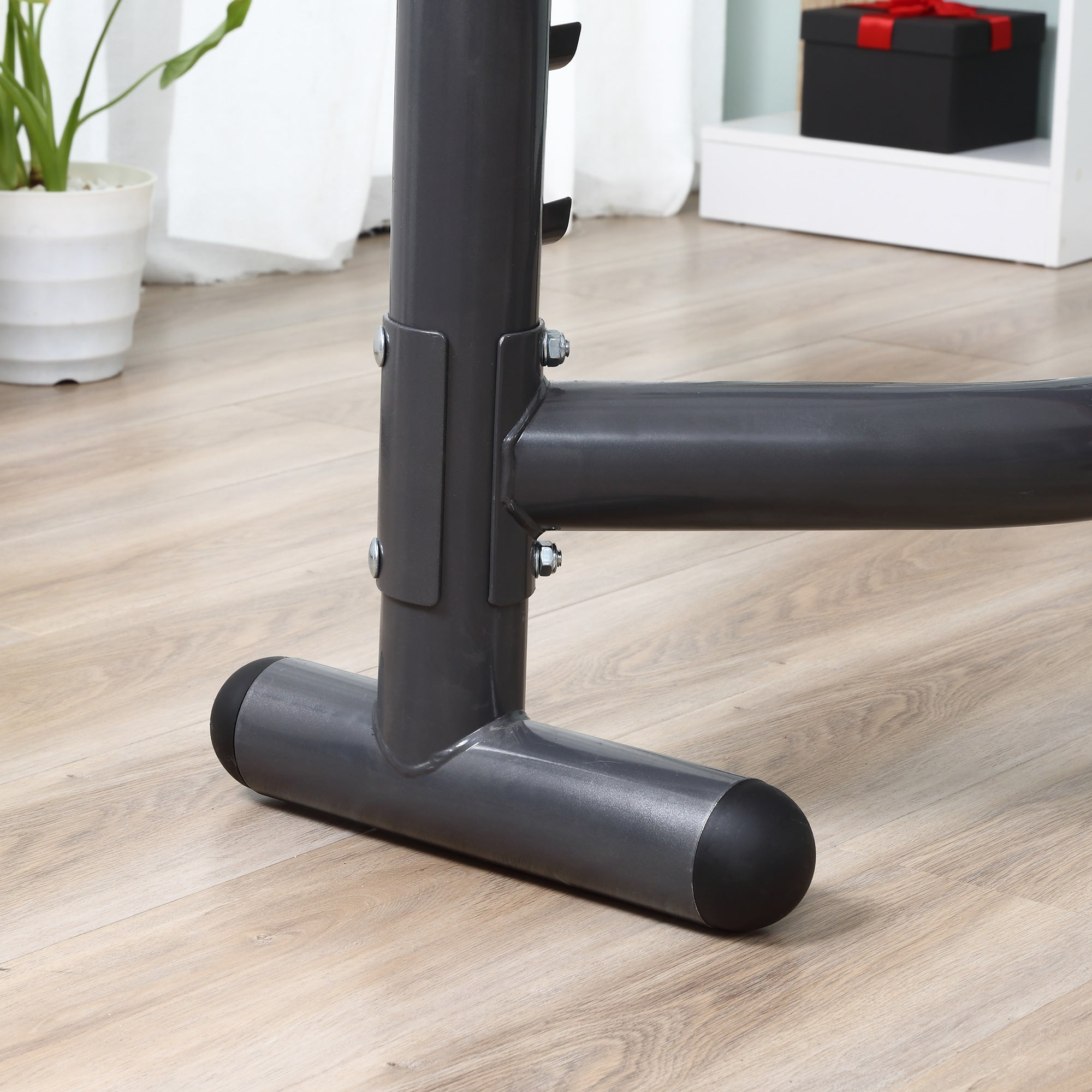 Soozier Press Bench, Heavy Duty Multiple Function Workout Adjustable Bench with Preacher Curl, Leg Developer