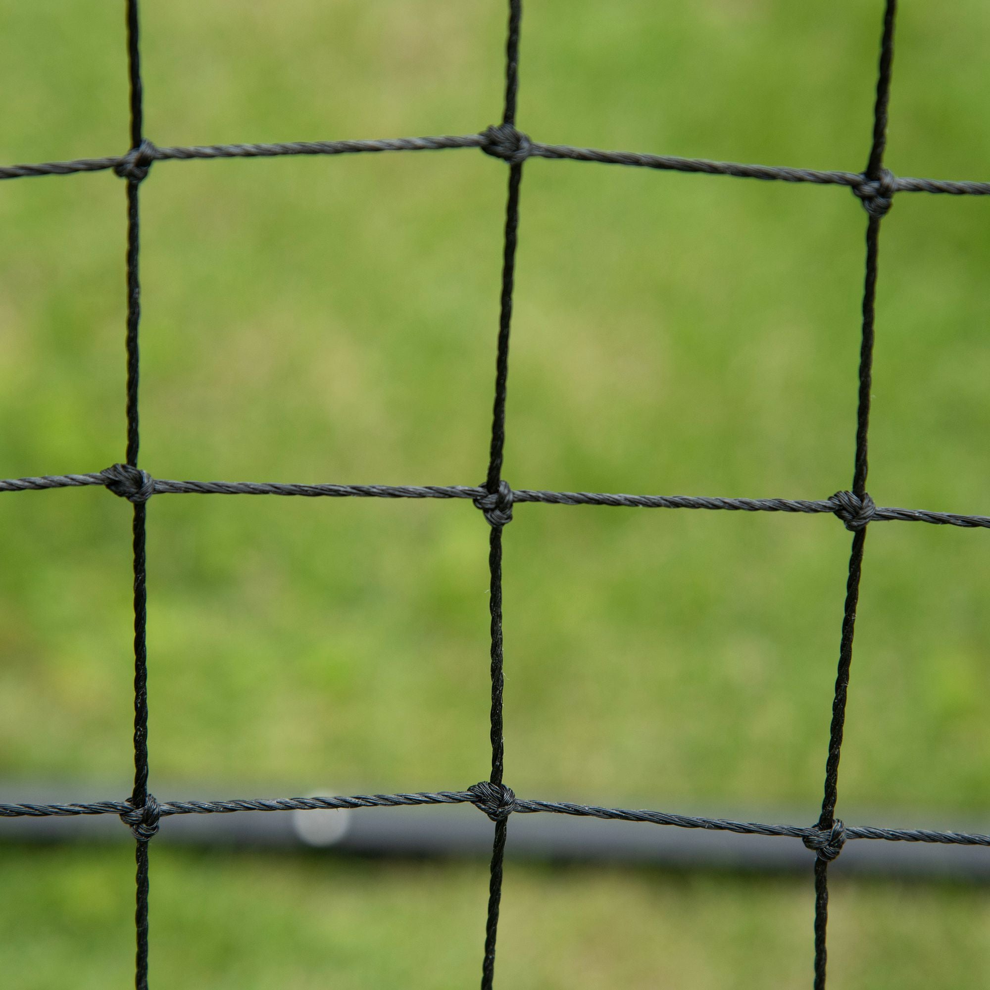 HOMCOM Volleyball Rebounder Net Football Training Aid Kickback Target Play Black