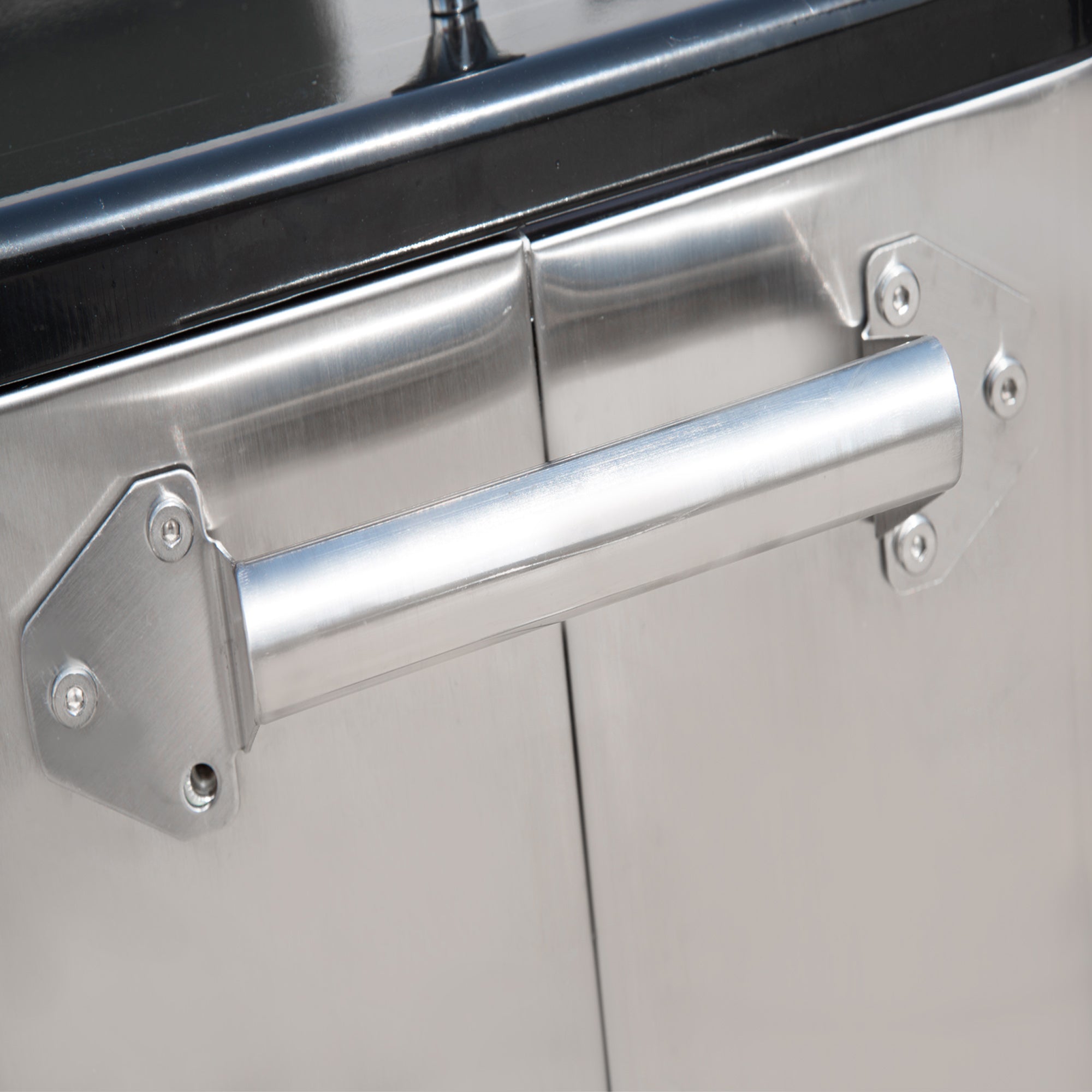 Outsunny 80 Quart Rolling Cooler Cart Portable Patio Ice Beer Beverage Cooling Bin for Outdoor Party w/ Bottle Opener & Storage Shelf Silver