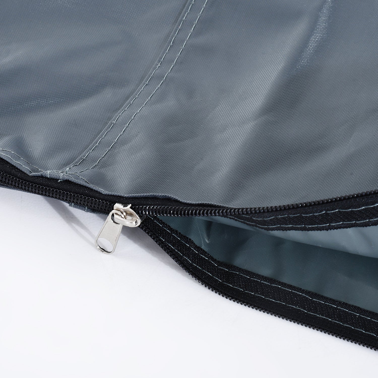 Outsunny Parasol Cover, Patio Cantilever Cover, Banana Umbrella Cover with Zipper, Grey