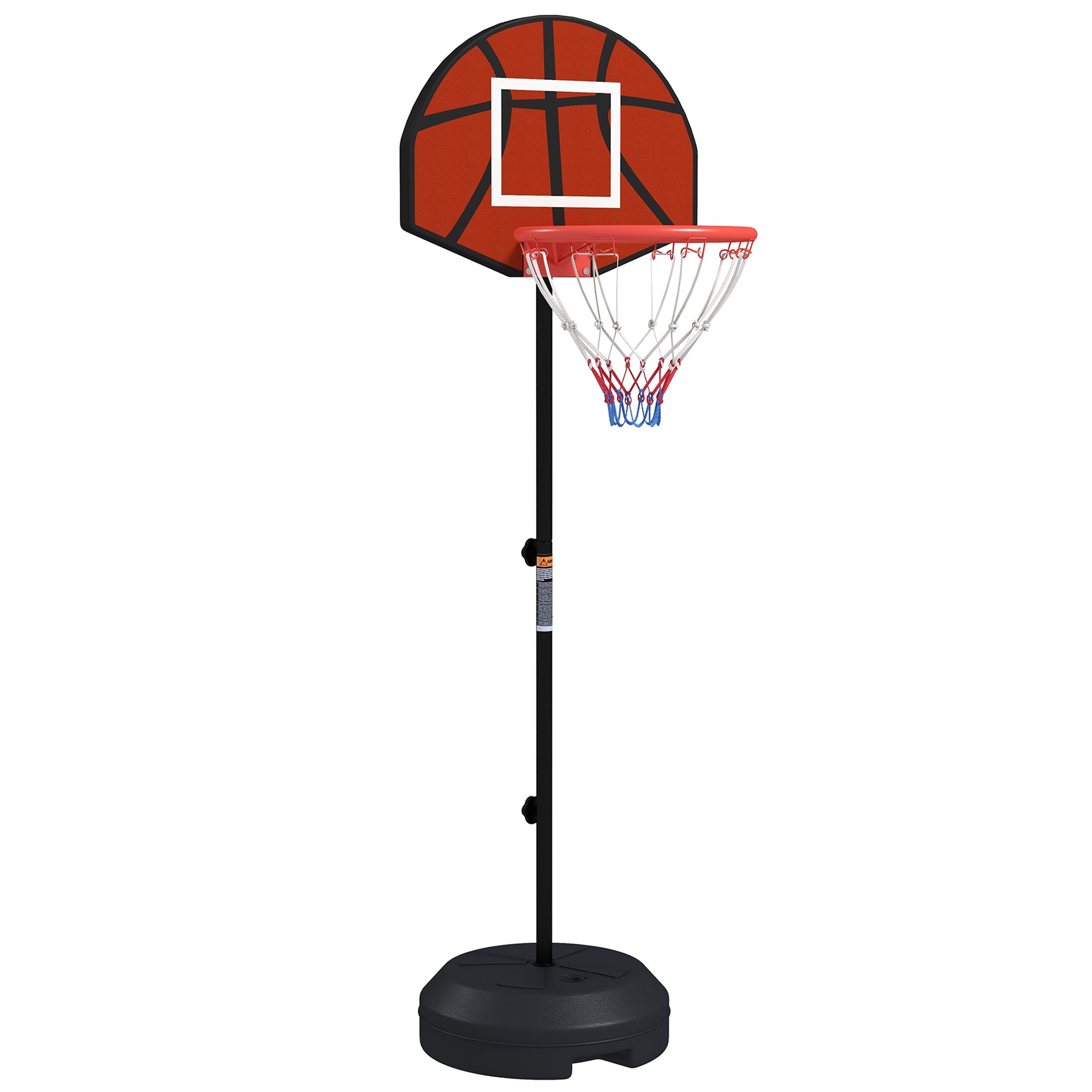 Soozier 3-5ft Basketball Hoop and Stand with Magenic Dartboard and Darts, 15" Backboard, Weighted Base for Teens Youth