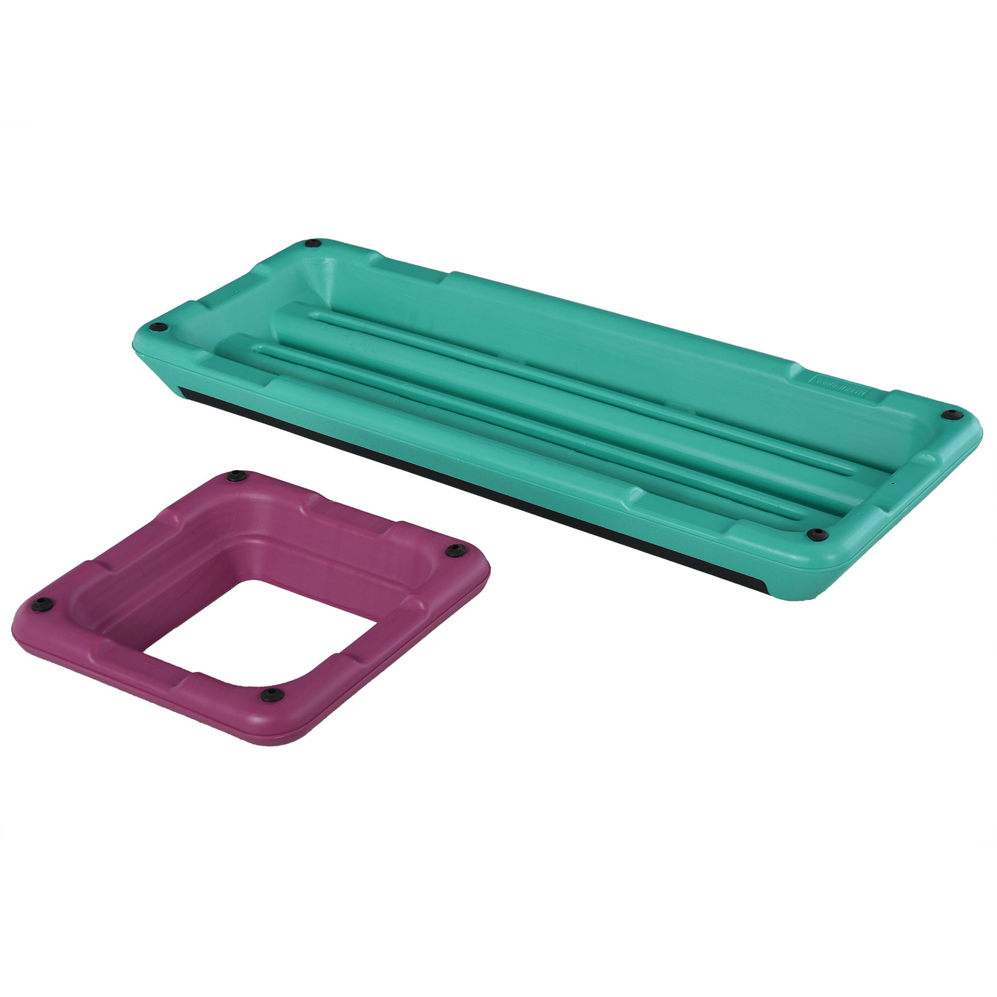Soozier 3.9"/5.9"/7.9" Aerobic Stepper Exercise with Non-Slip Top for Home, Office, Indoor, Outdoor, Multicolour