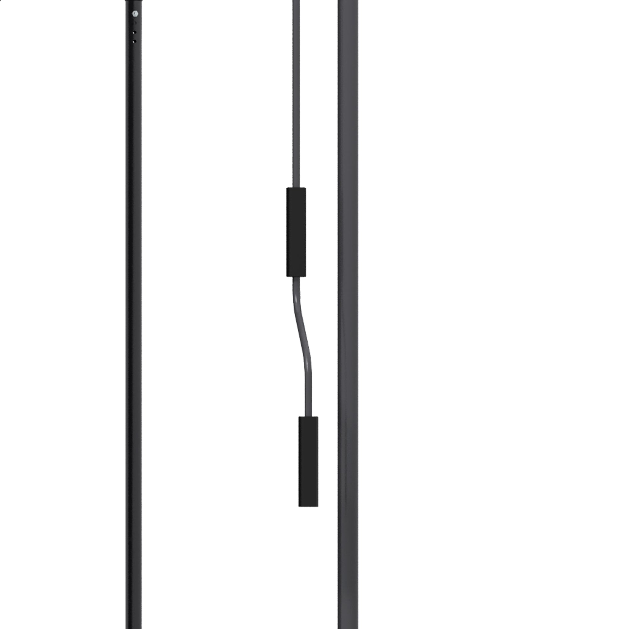 Outsunny 6.5' x 4' Manual Retractable Awning, Non-Screw Freestanding Patio Awning, UV Resistant, for Window or Door, Dark Grey