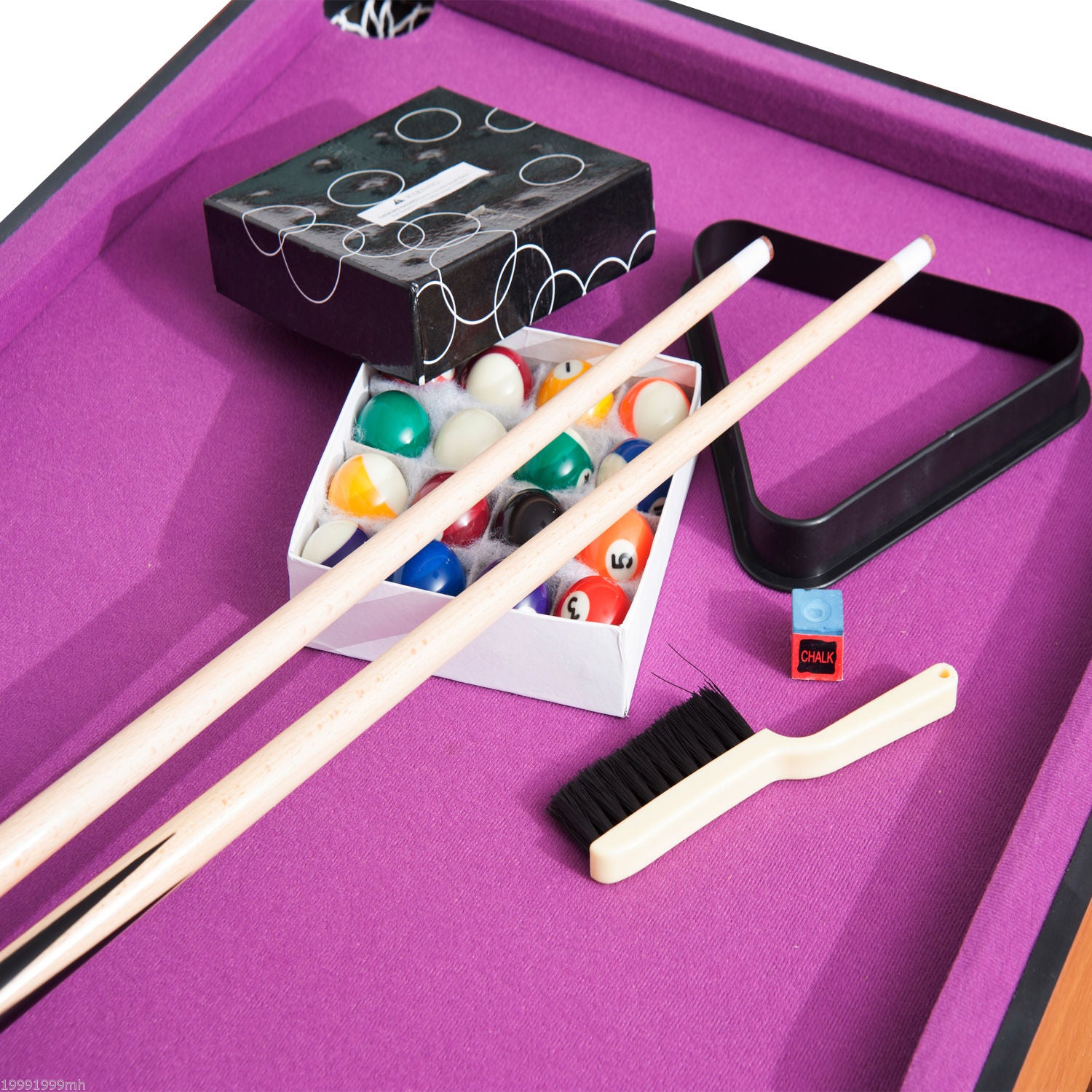Soozier 3 in 1 Multi-use Mini Games Table Tennis Billiard Pool Air Hockey Set with All Accessories