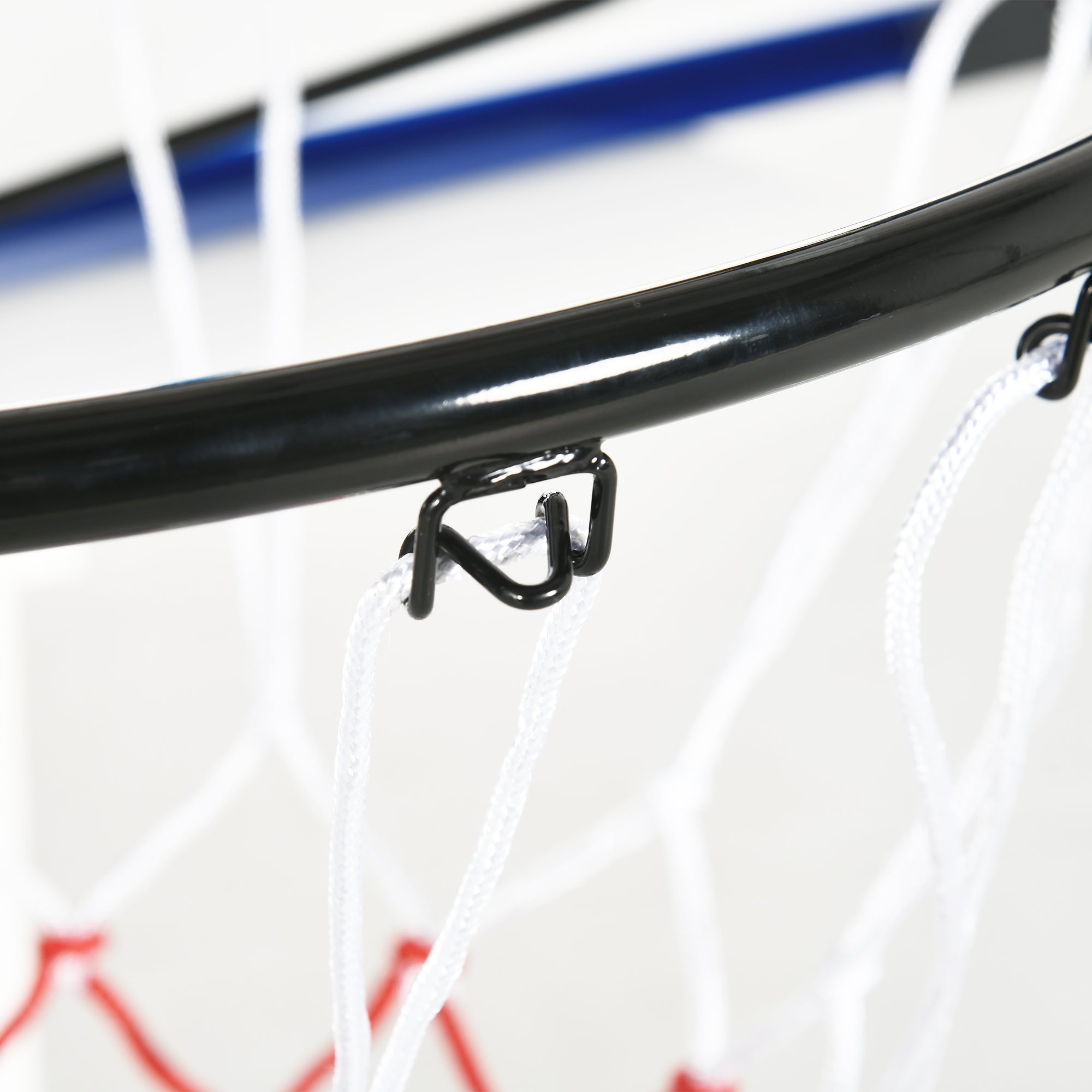 Soozier Wall Mounted Basketball Hoop, Mini Hoop with 45" x 29" Shatter Proof Backboard, Durable Rim and All-Weather Net for Indoor and Outdoor Use