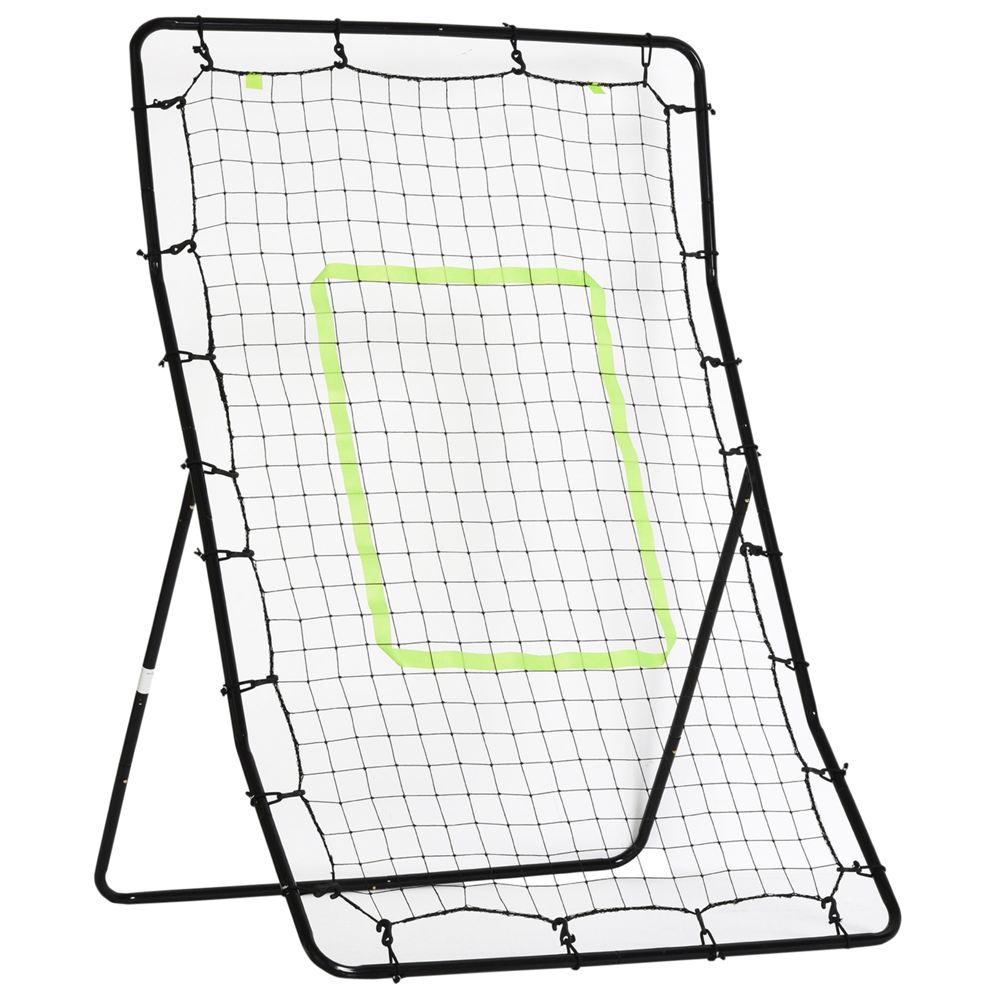 Soozier Multi-use Pitchback Rebounder Net Sports Throwing, Pitching and Fielding Trainer Screen Target Netting