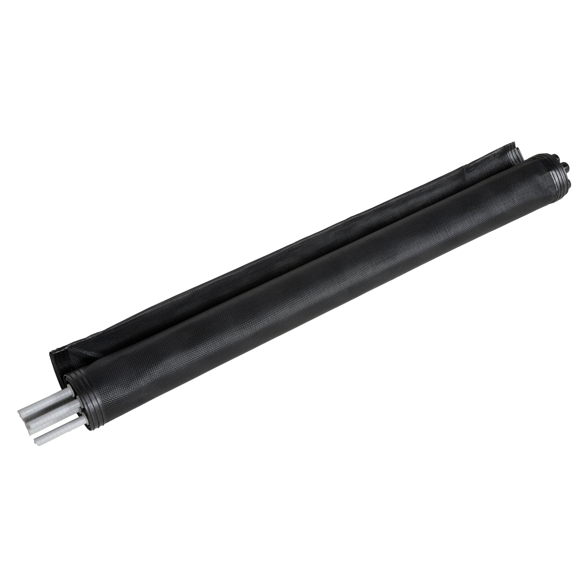 Outsunny 4 Panel Swimming Pool Fence, Aluminium Rustproof Pool Fencing, 4' x 12', Black