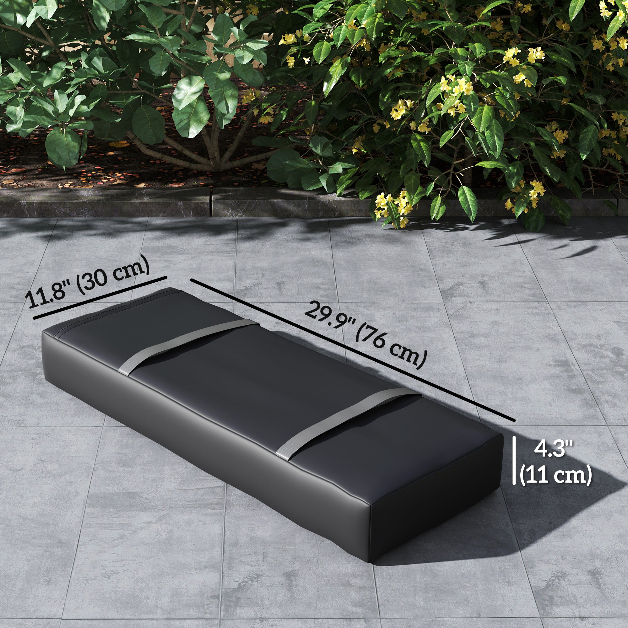 Outsunny 4PCS Patio Umbrella Base Weight Bag, Umbrella Stand Weights with Handles, 55 lbs with Sand Filling, Patio Umbrella Weights for Offset/Cantilever Umbrella Stand Base, Black