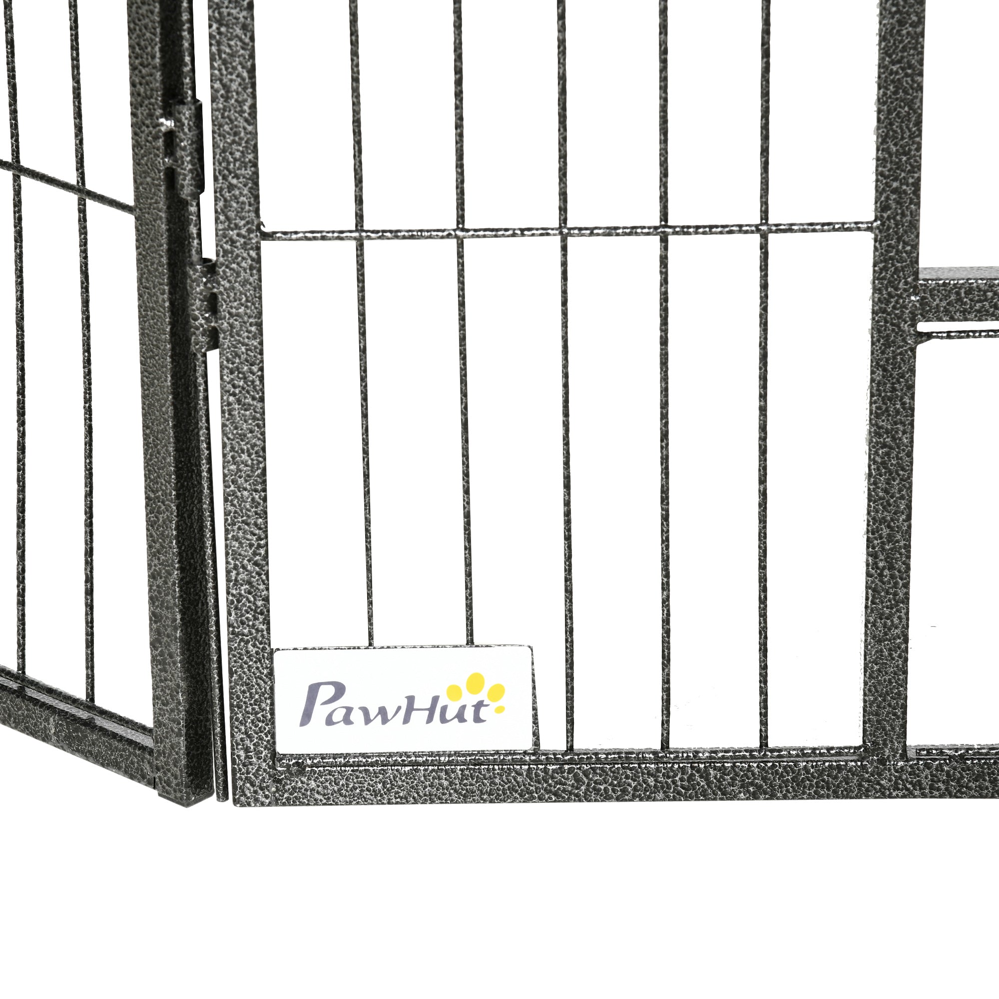 PawHut Heavy Duty Pet Playpen, 16 Panels Steel Dog Fence Puppy Exercise Pen with 2 Doors Locking Latch, 31.5" Height
