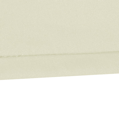 Outsunny 10' x 8' Retractable Awning Fabric Replacement Outdoor Sunshade Canopy Awning Cover, UV Protection, Cream White