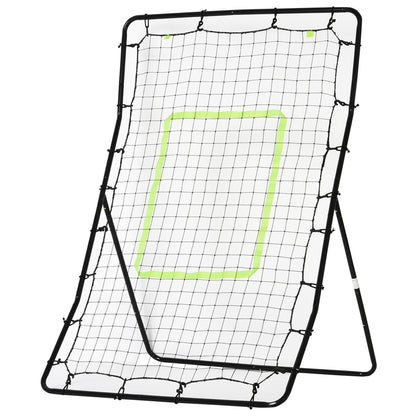 Soozier Multi-use Pitchback Rebounder Net Sports Throwing, Pitching and Fielding Trainer Screen Target Netting