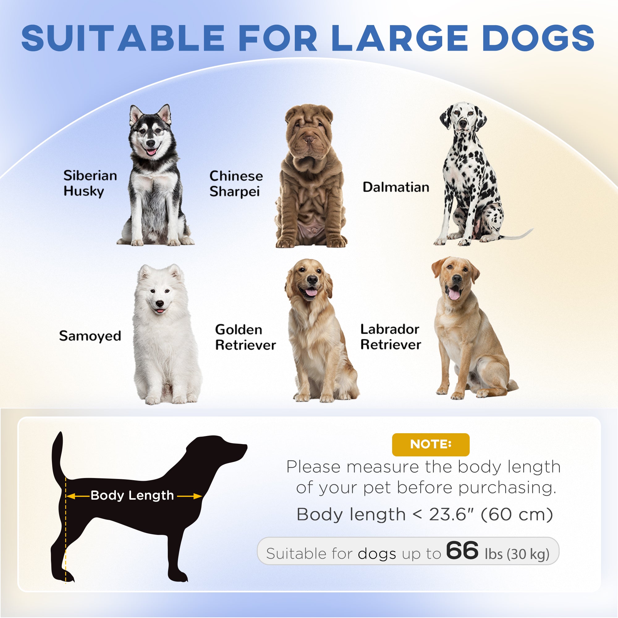 PawHut Dog Sofa for Large Dogs with Washable Cover, Anti-slip Foot Pads, Grey
