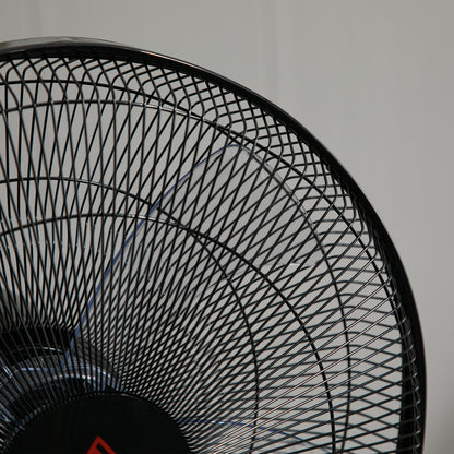 HOMCOM Floor Standing Fan with Remote Control, Oscillating, LED Screen, Stand Up Cooling Fan, Tall Pedestal Electric Fan for Home Bedroom, Black