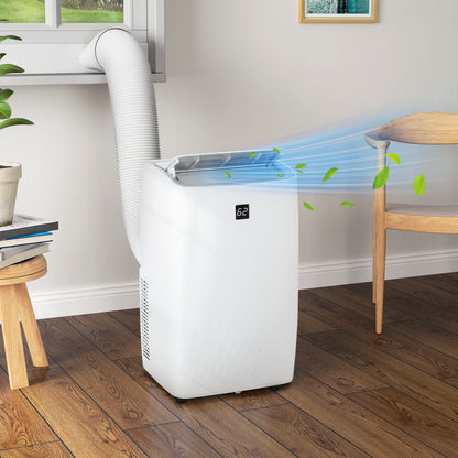 HOMCOM 14000 BTU Portable Air Conditioner, AC Unit with Cool, Dehumidifier, Fan, 700 Sq. ft, 24H Timer On Off, Window Kit
