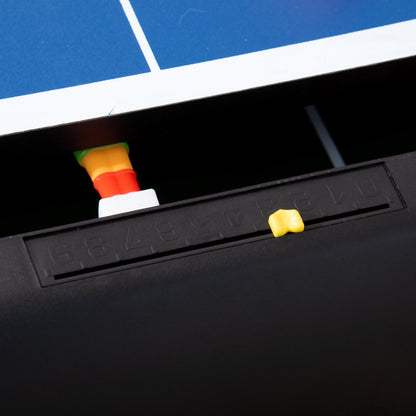 Soozier 43'' 4-in-1 Multi-Gaming Table, Tabletop Billiards Hockey Table Tennis Foosball Game, Easy Set up for Whole Family
