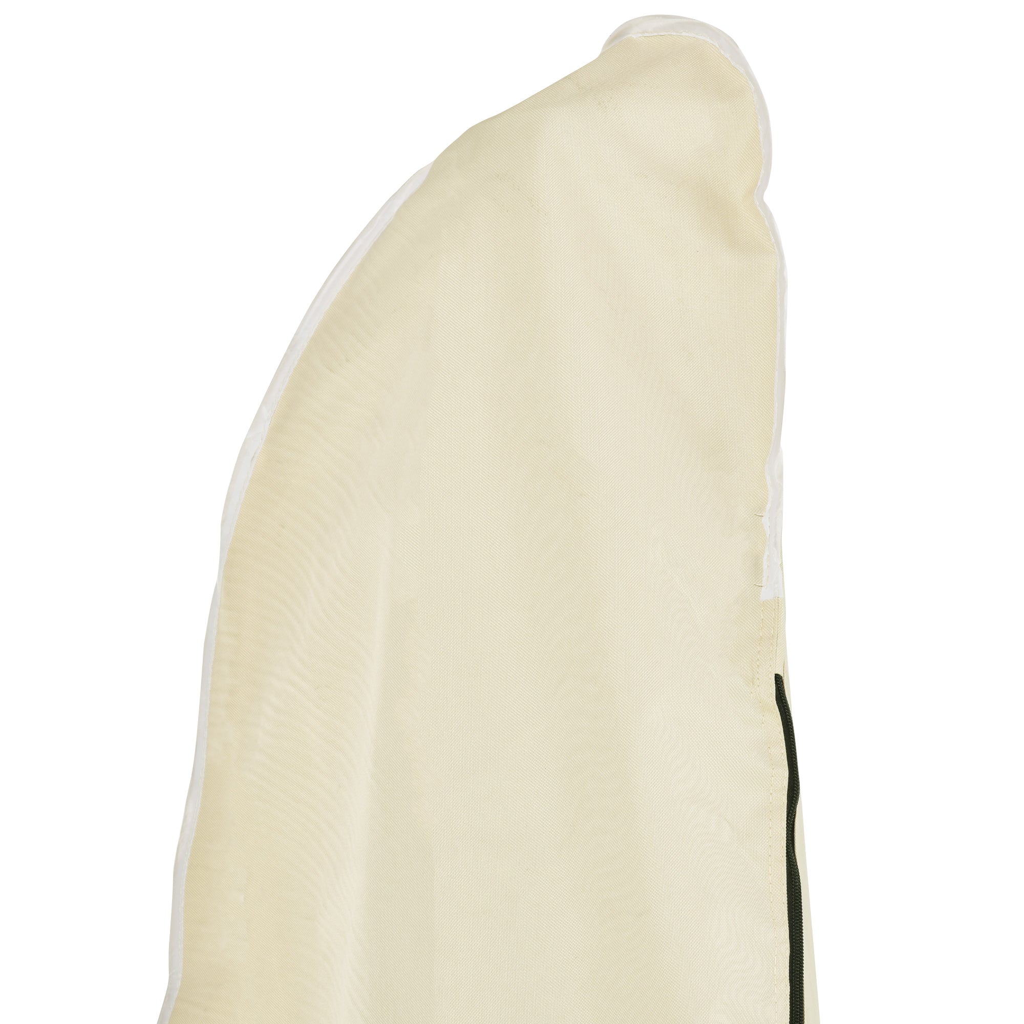 Outsunny 87-Inch Patio Umbrella Cover for for 10ft to 13ft Outdoor Offset Umbrella, Beige and Coffee