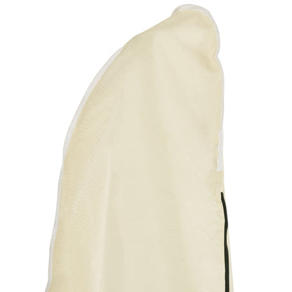 Outsunny 87-Inch Patio Umbrella Cover for for 10ft to 13ft Outdoor Offset Umbrella, Beige and Coffee