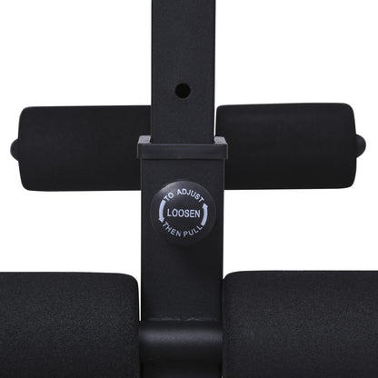 Soozier Adjustable Weight Bench, Sit Up Dumbbell Bench, Multi-Functional Purpose Hyper Extension Workout Bench with Adjustable Seat and Back Angle