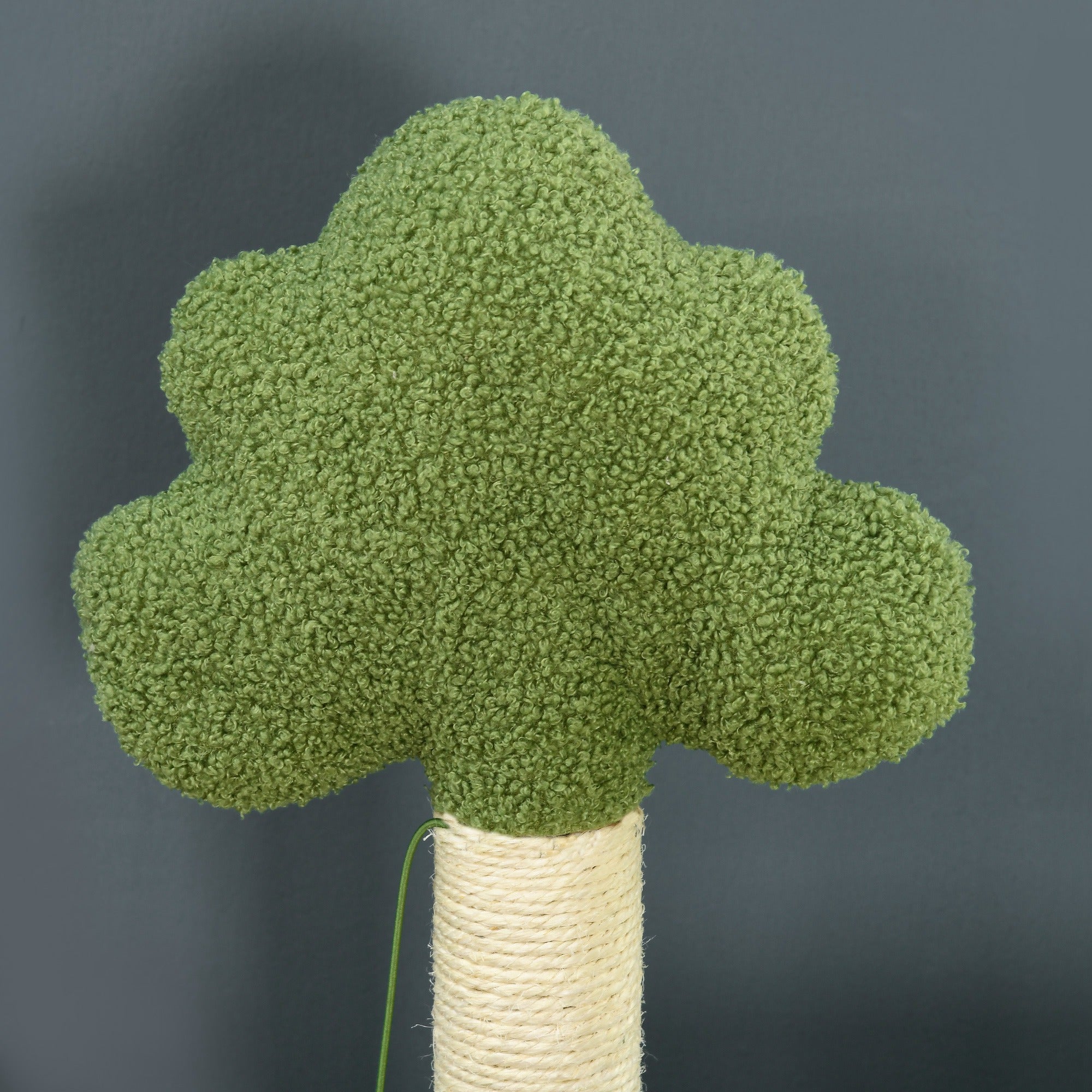 PawHut 42" Cat Tree with Scratching Posts, Cat Tower for Indoor Cats with Bed, House, Toy, Forest Themed, Green