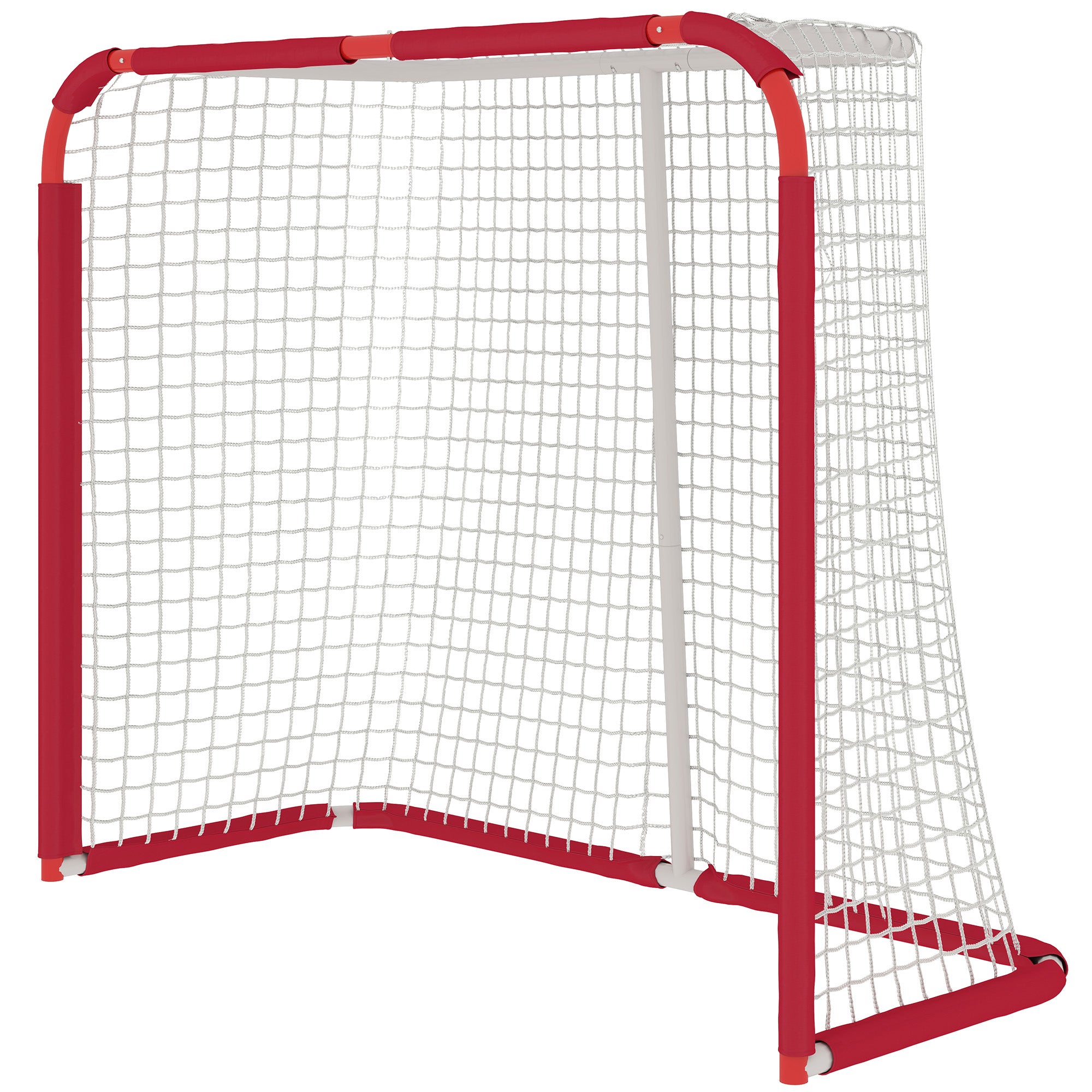Soozier Hockey Net, Easy Set Up Hockey Goal with Steel Frame, PE Mesh, Outdoor Hockey Training Equipment for Garden, Backyard