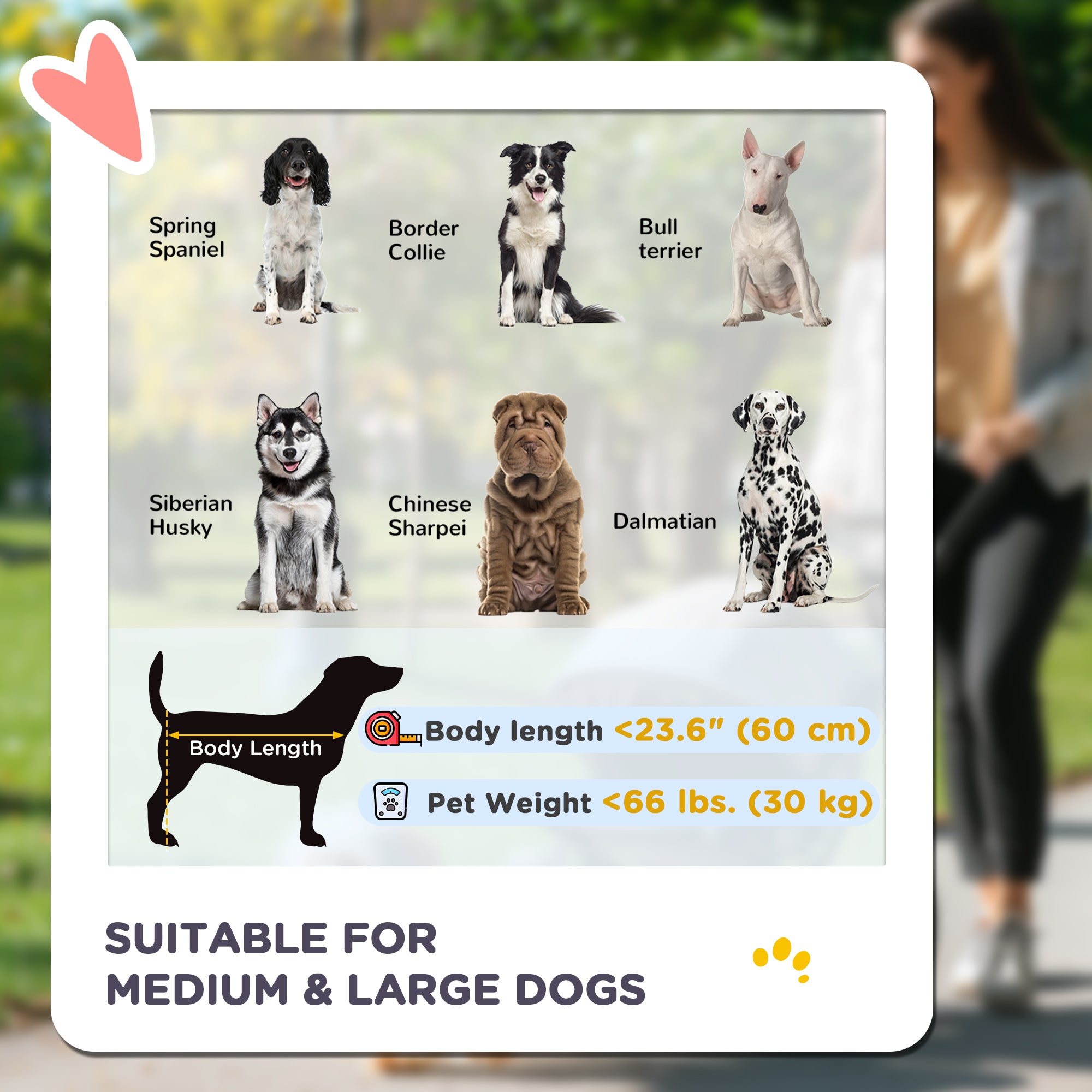 PawHut Foldable Pet Stroller with Universal Front Wheels, Shock Absorber, Dog Cat Carriage for Large & Medium Dogs, Red