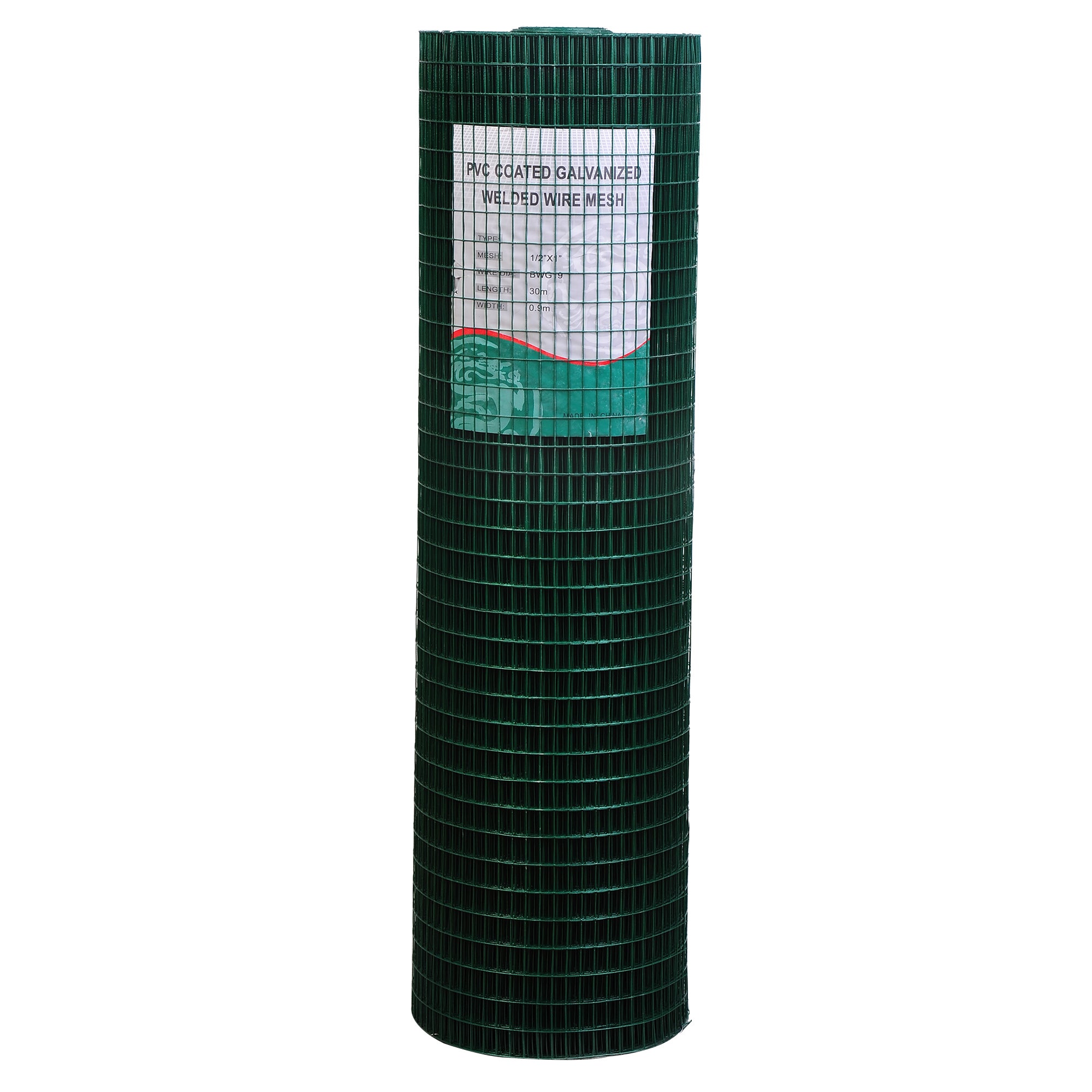 PawHut Chicken Wire Fencing 98' x 3', 1" x 0.5" Rectangle Chicken Wire for Crafts Garden Poultry, Metal Hardware Cloth Netting for Chicken Coops, Rabbit Cage, Dark Green