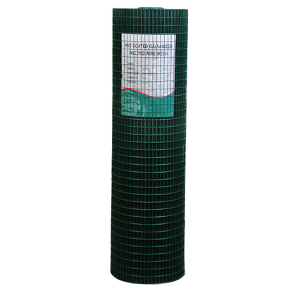 PawHut Chicken Wire Fencing 98' x 3', 1" x 0.5" Rectangle Chicken Wire for Crafts Garden Poultry, Metal Hardware Cloth Netting for Chicken Coops, Rabbit Cage, Dark Green