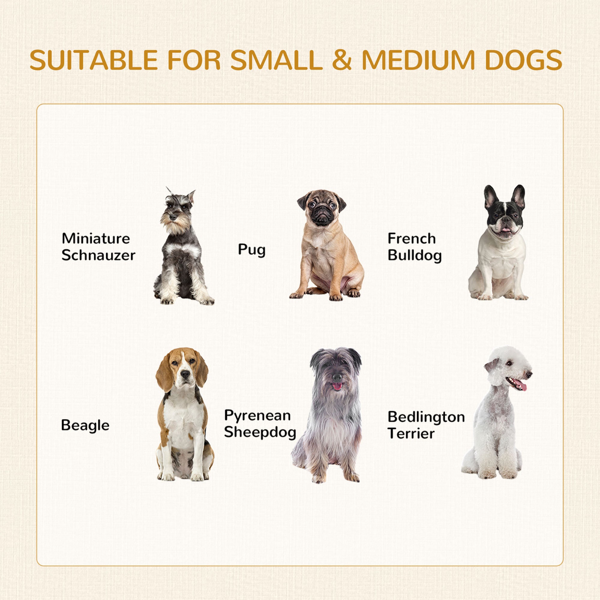 PawHut Dog Crate Furniture with Cushion, 2 Doors, Storage, Dog Kennel End Table for Small Medium Dogs, White