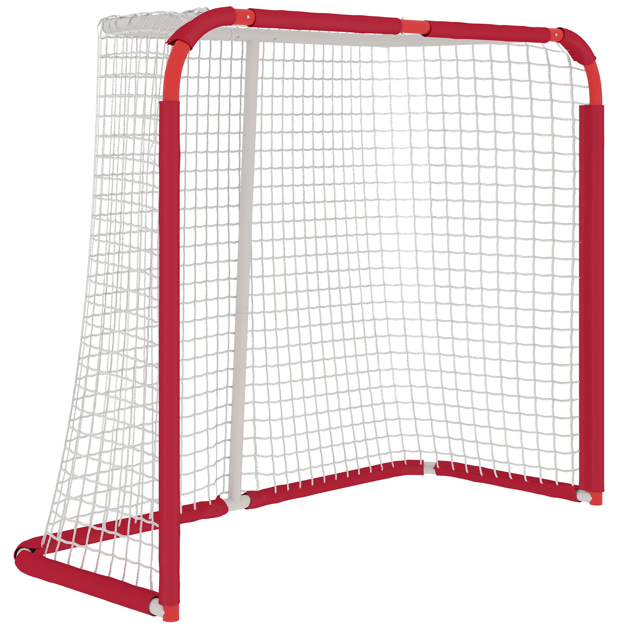 Soozier Hockey Net, Easy Set Up Hockey Goal with Steel Frame, PE Mesh, Outdoor Hockey Training Equipment for Garden, Backyard