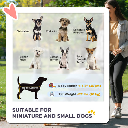 PawHut 3 Wheels Foldable Dog Stroller with Storage Basket, Adjustable Canopy, Cupholder for Miniature and Small Dogs, Grey
