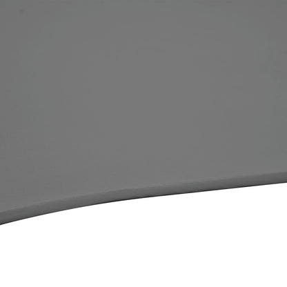 Outsunny 8.5FT Outdoor Cantilever Roma Parasol with 360° Rotation and Cross Base, Offset Patio Umbrella for Garden, Dark Grey