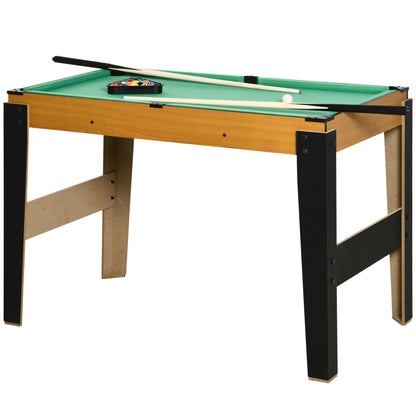 Soozier 43'' 4-in-1 Multi-Gaming Table, Tabletop Billiards Hockey Table Tennis Foosball Game, Easy Set up for Whole Family