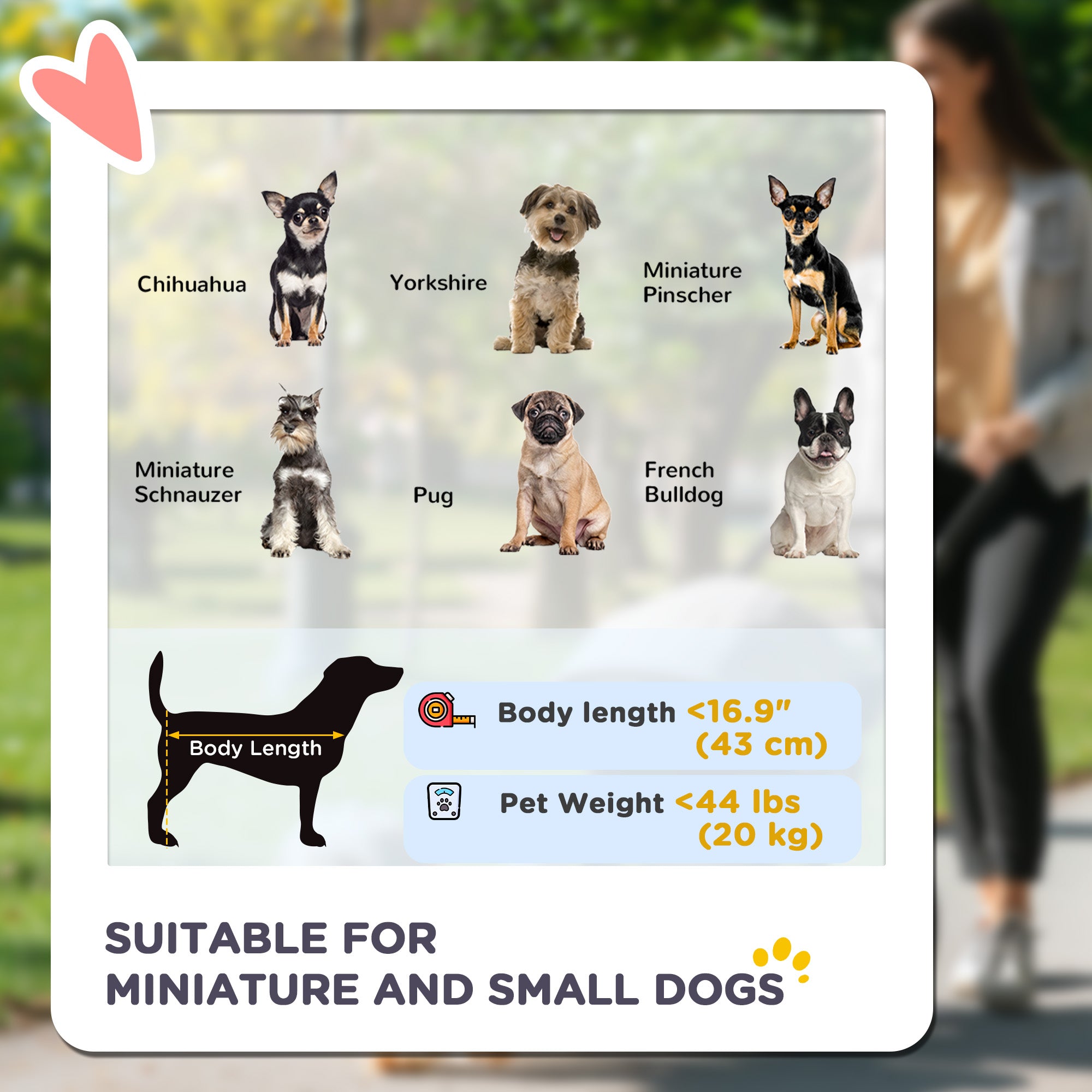 PawHut 3 Big Wheels Pet Stroller for Small, Medium Dogs, Cat Stroller Travel Folding Carrier with Adjustable Canopy, Black