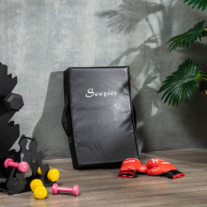Soozier Boxing Pad, Kick Shield, Curved Muay Thai Kicking Pad, Great for MMA, Taekwondo, Krav Maga, Martial Arts, Karate