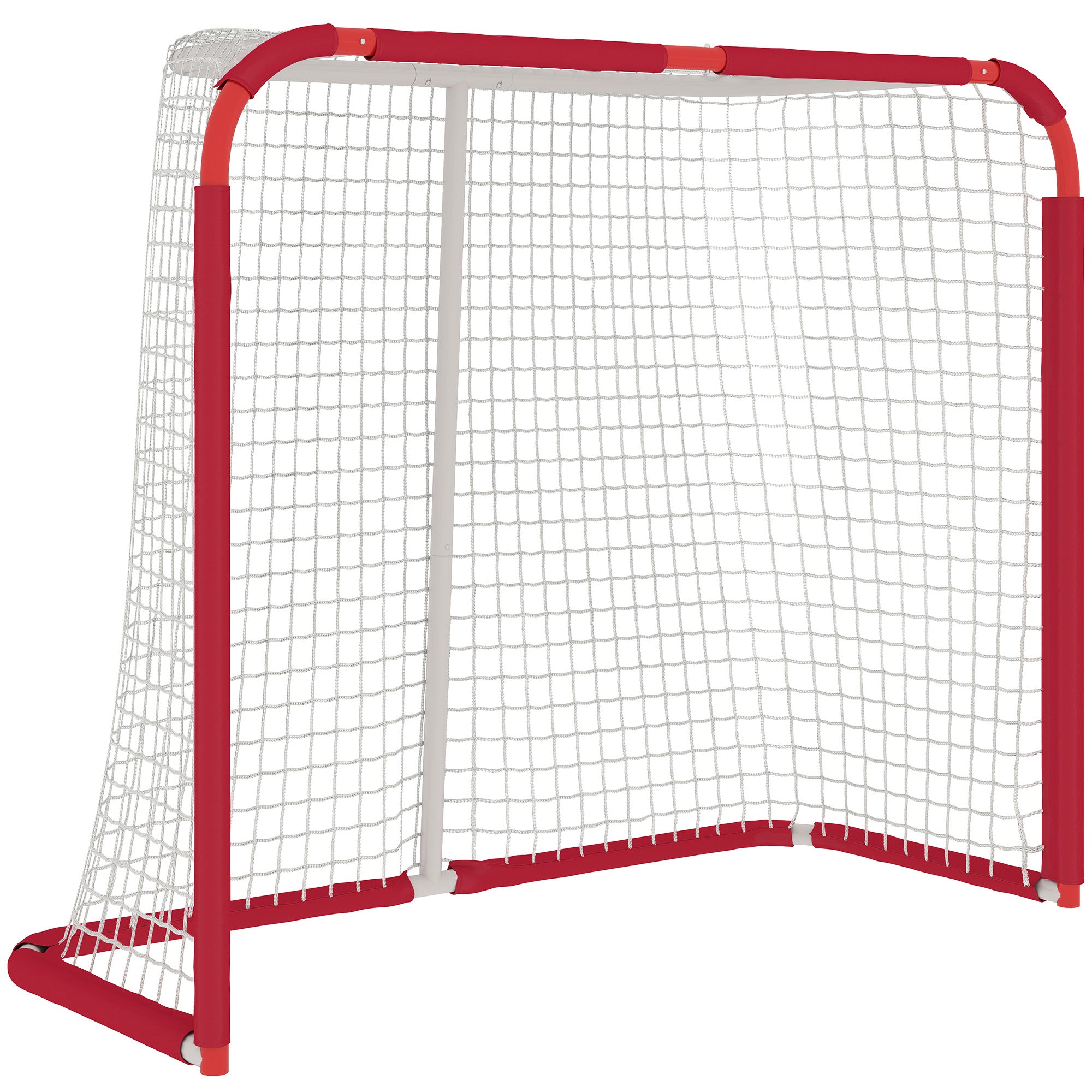 Soozier Hockey Net, Easy Set Up Hockey Goal with Steel Frame, PE Mesh, Outdoor Hockey Training Equipment for Garden, Backyard