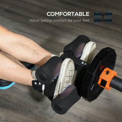 Soozier Tibialis Trainer Tib Bar for Strengthening Calves Shins Ankles, Fits 2" Weight Plates