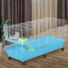 PawHut Small Animal Pet Cage Rolling with Essentials