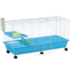 PawHut Small Animal Pet Cage Rolling with Essentials