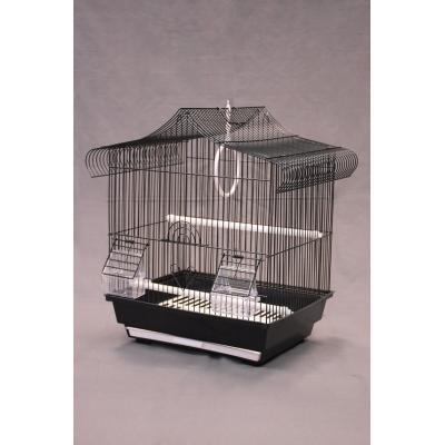 Small Bird Cage (Black/White/Yellow)-BS02